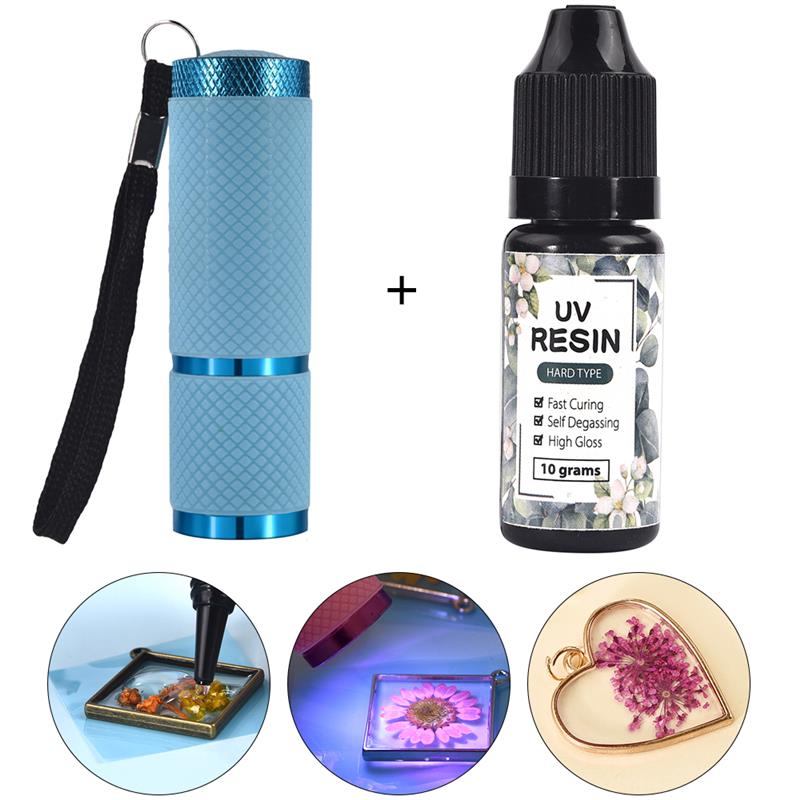 10g 25g Hard UV Resin DIY Fast - Epoxy Uv Resin Kit ulasan dan harga
