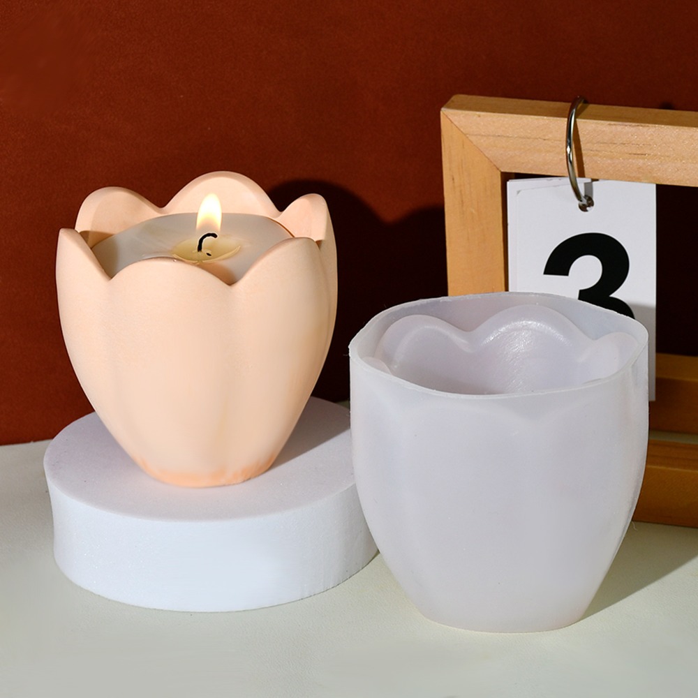 Tulip Candle Holder Silicone M - Flower Preservation Resin ulasan dan harga