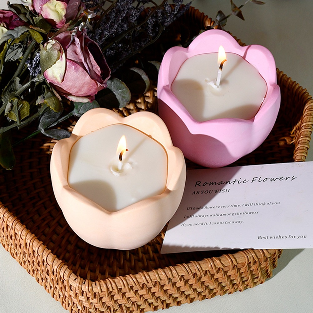 Tulip Candle Holder Silicone M - Flower Preservation Resin ulasan dan harga