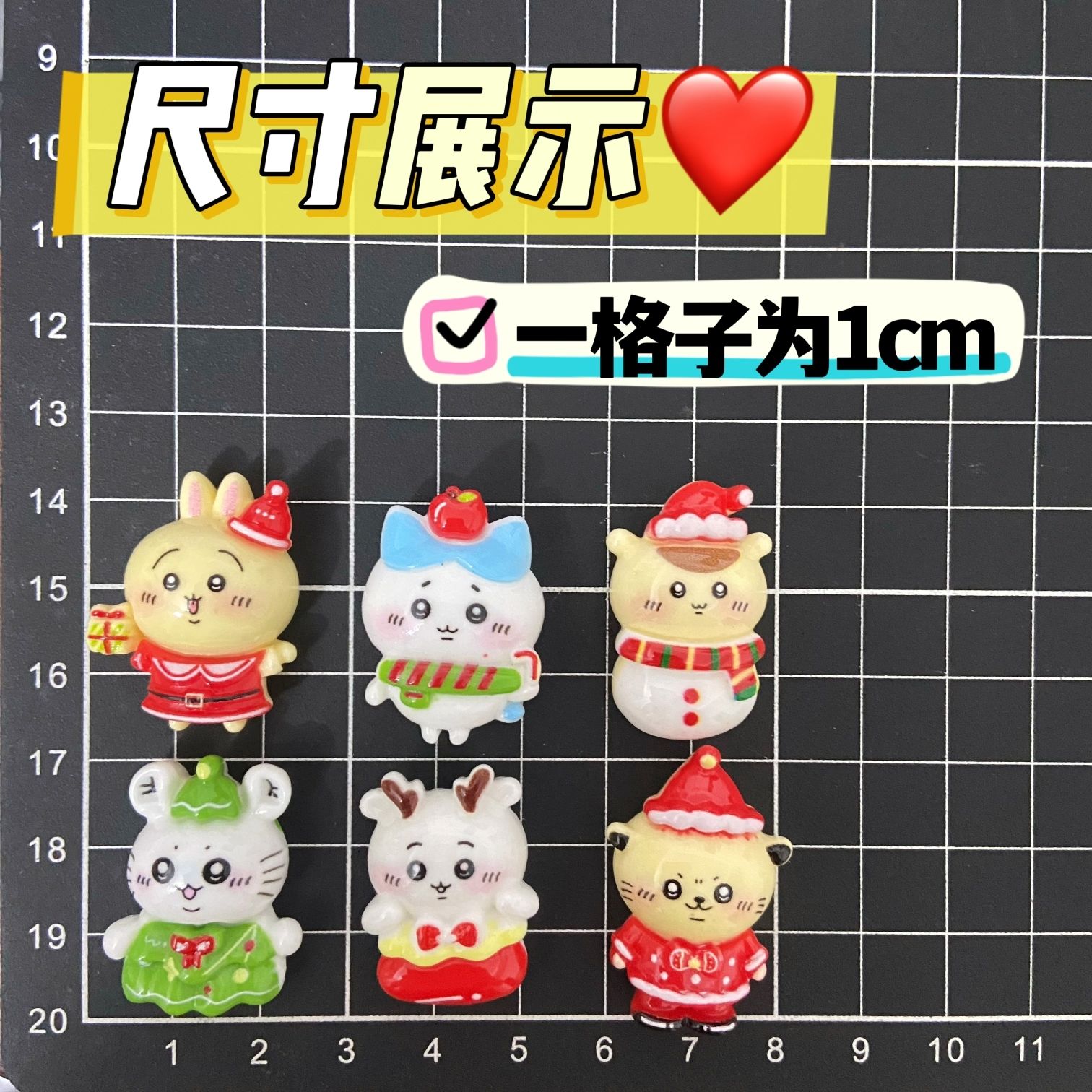hristmas Solid Color Chiikawa  - Crafting Resin ulasan dan harga