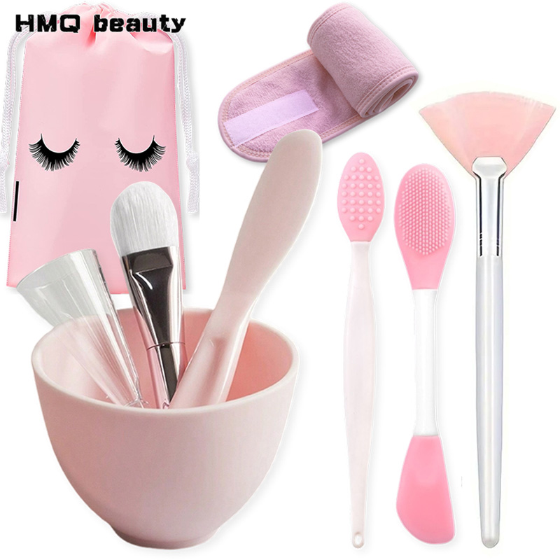 9pcs/set Silicone Face Mask Mi - Mixing Cup Silicone ulasan dan harga