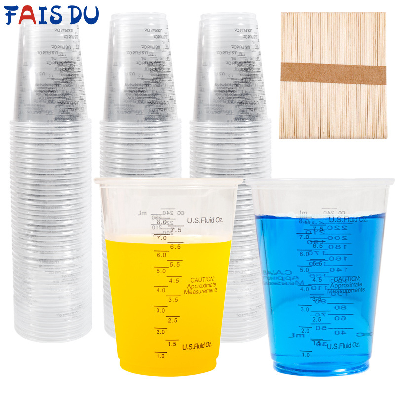 FAIS DU 8oz Disposable Measuri - Mixing Cup Silicone ulasan dan harga