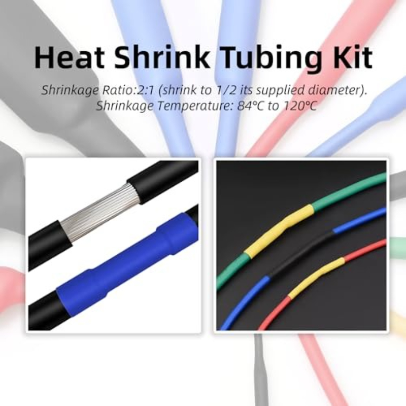 164PCS 2: 1 Cable Shrink Tube  - Heat Gun Small ulasan dan harga