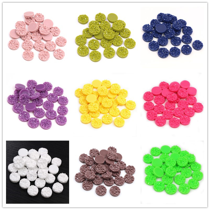 40pcs Resin Druzy Cabochons Do - Resin Craft Projects ulasan dan harga