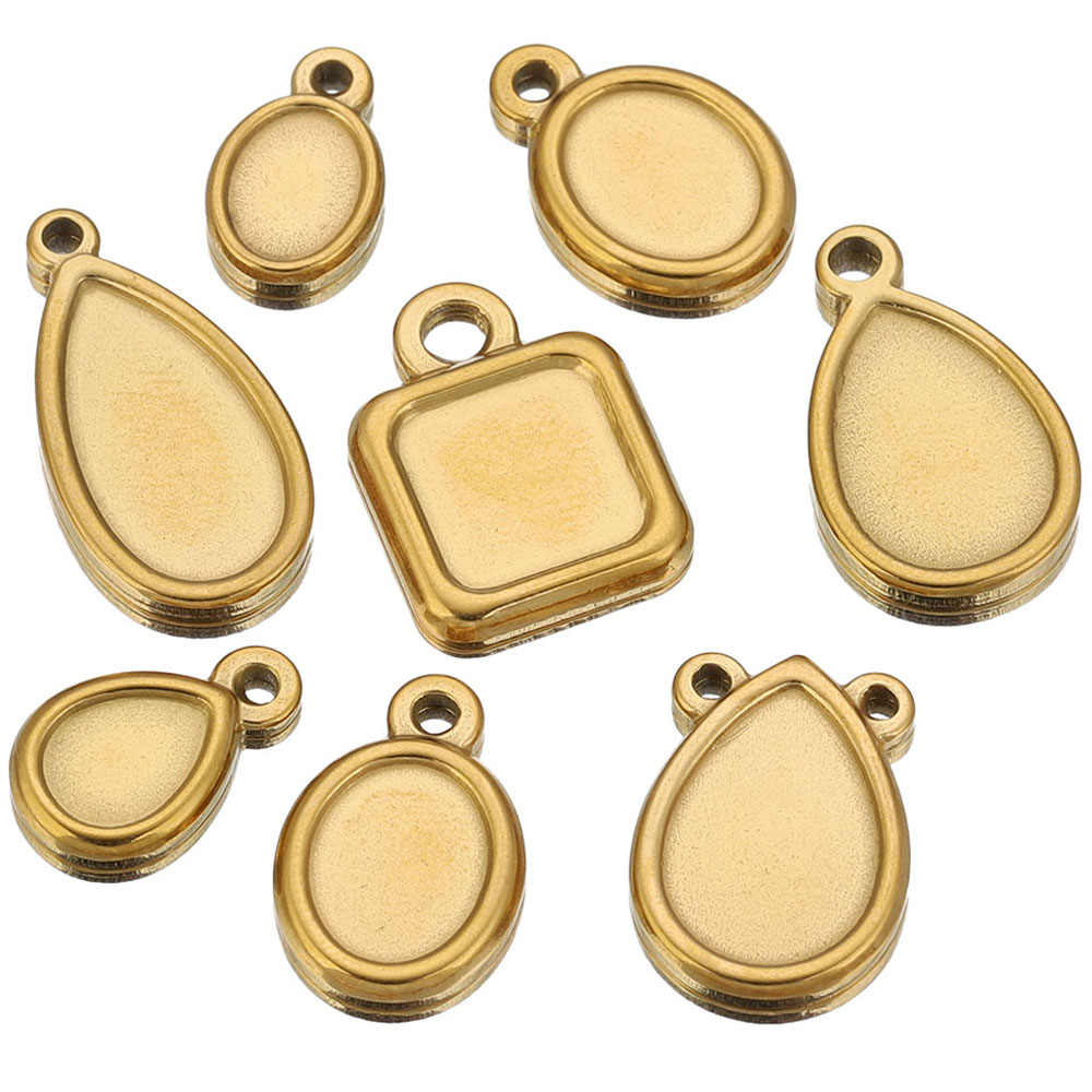 5pcs Stainless Steel Square Dr - Resin Craft Projects ulasan dan harga