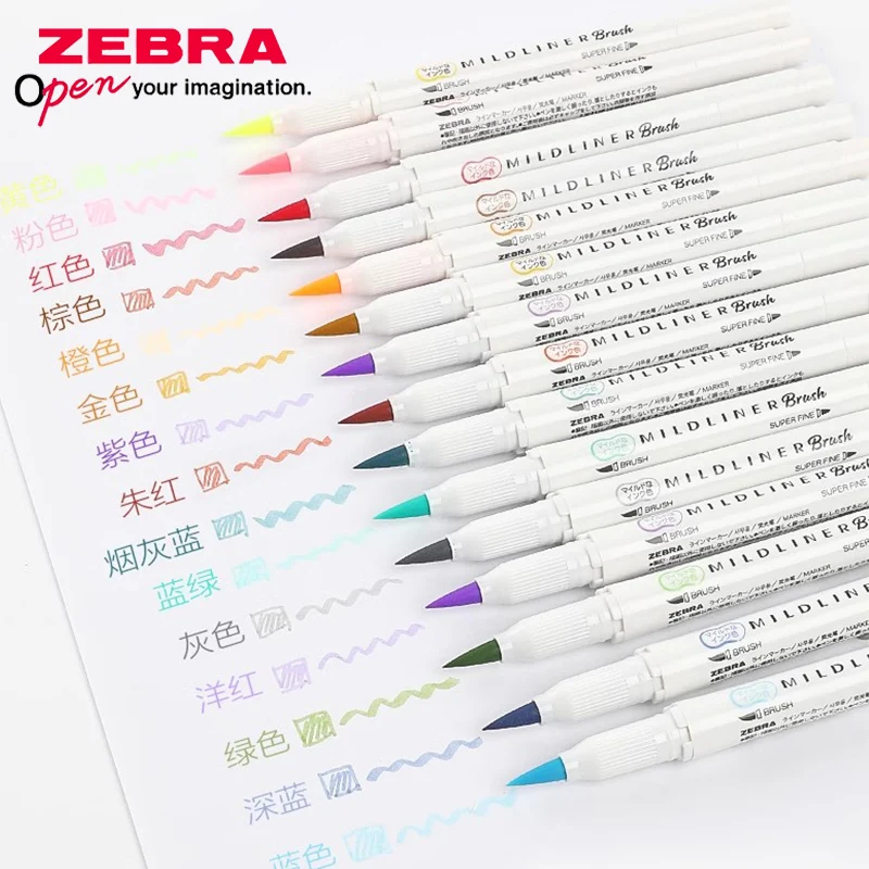 Zebra Highlighter WFT8 Mildlin - Zebra Pen Mildliner ulasan dan harga