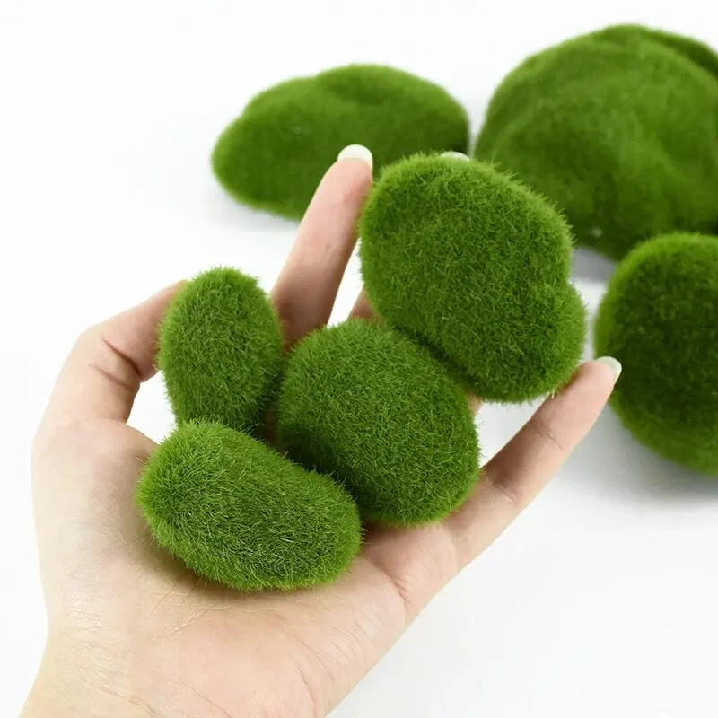 10Pcs Simulation Moss Stone Ar - Terrarium Moss Art ulasan dan harga
