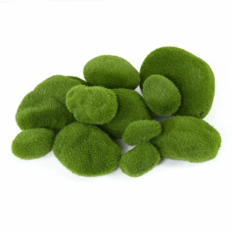 10Pcs Simulation Moss Stone Ar - Terrarium Moss Art ulasan dan harga