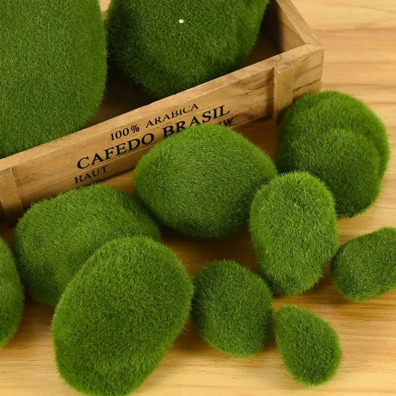10Pcs Simulation Moss Stone Ar - Terrarium Moss Art ulasan dan harga