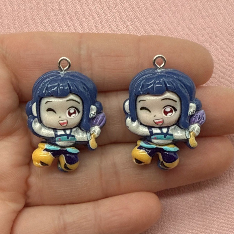 10pcs resin cartoon pendant, D - Resin Craft Projects ulasan dan harga