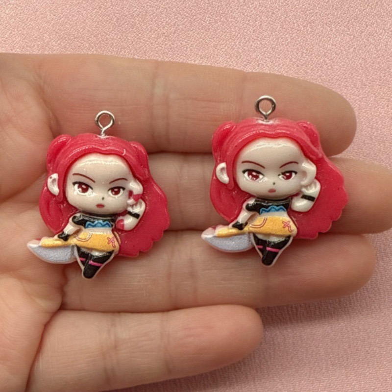 10pcs resin cartoon pendant, D - Resin Craft Projects ulasan dan harga