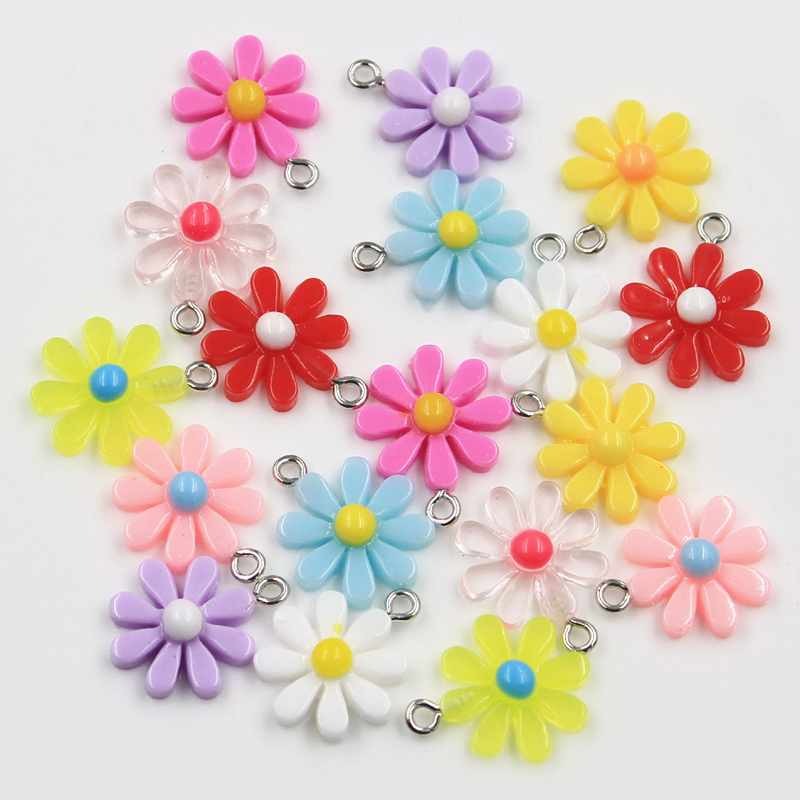 30pcs Charms flower sunflower  - Flower Preservation Resin ulasan dan harga