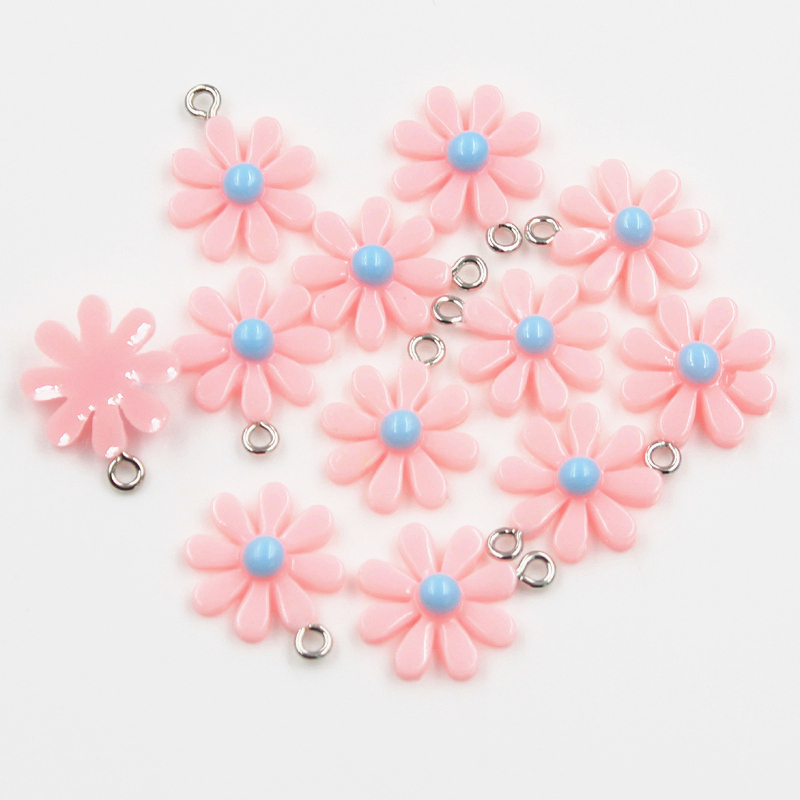 30pcs Charms flower sunflower  - Flower Preservation Resin ulasan dan harga