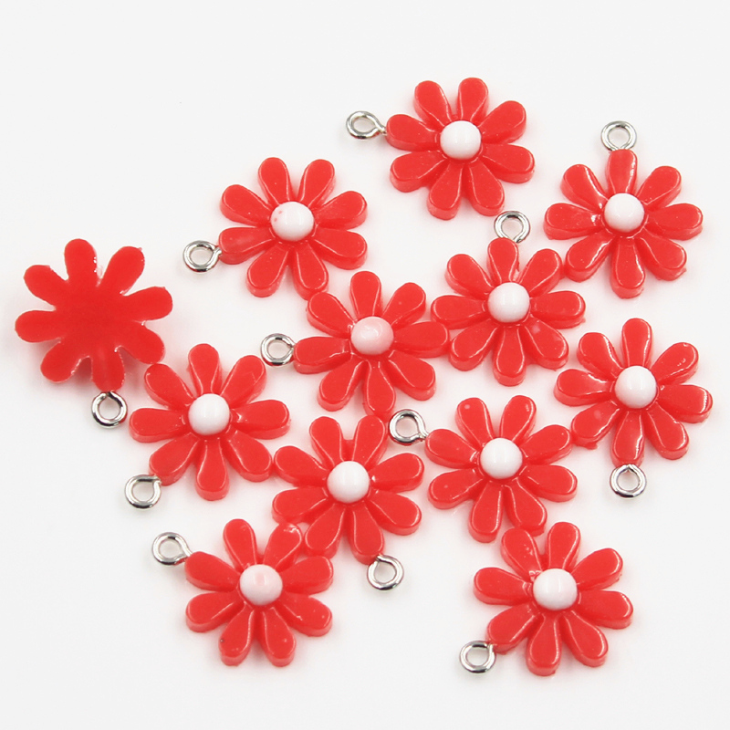 30pcs Charms flower sunflower  - Flower Preservation Resin ulasan dan harga