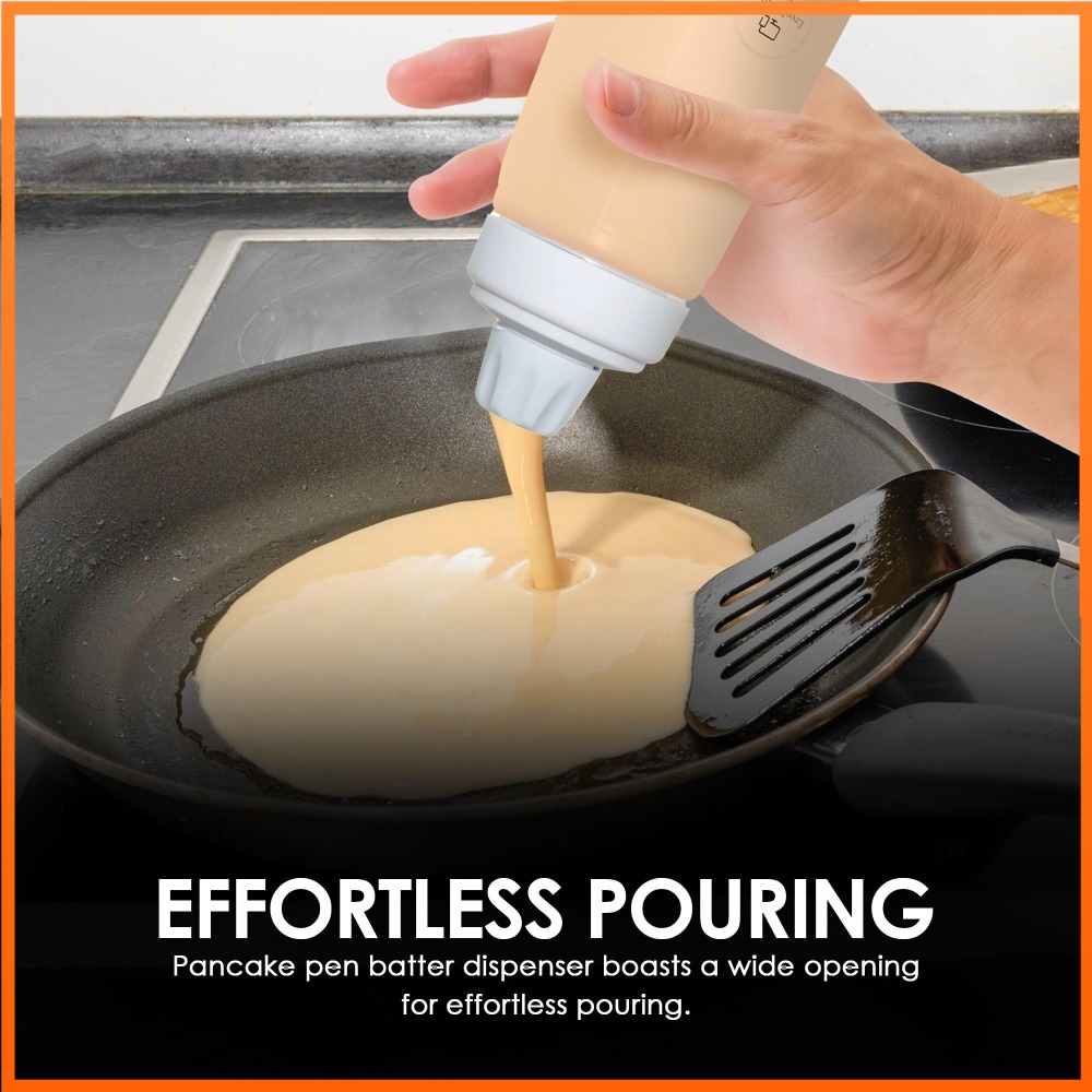1000ML Silicone Pancake Batter - Mixing Cup Silicone ulasan dan harga