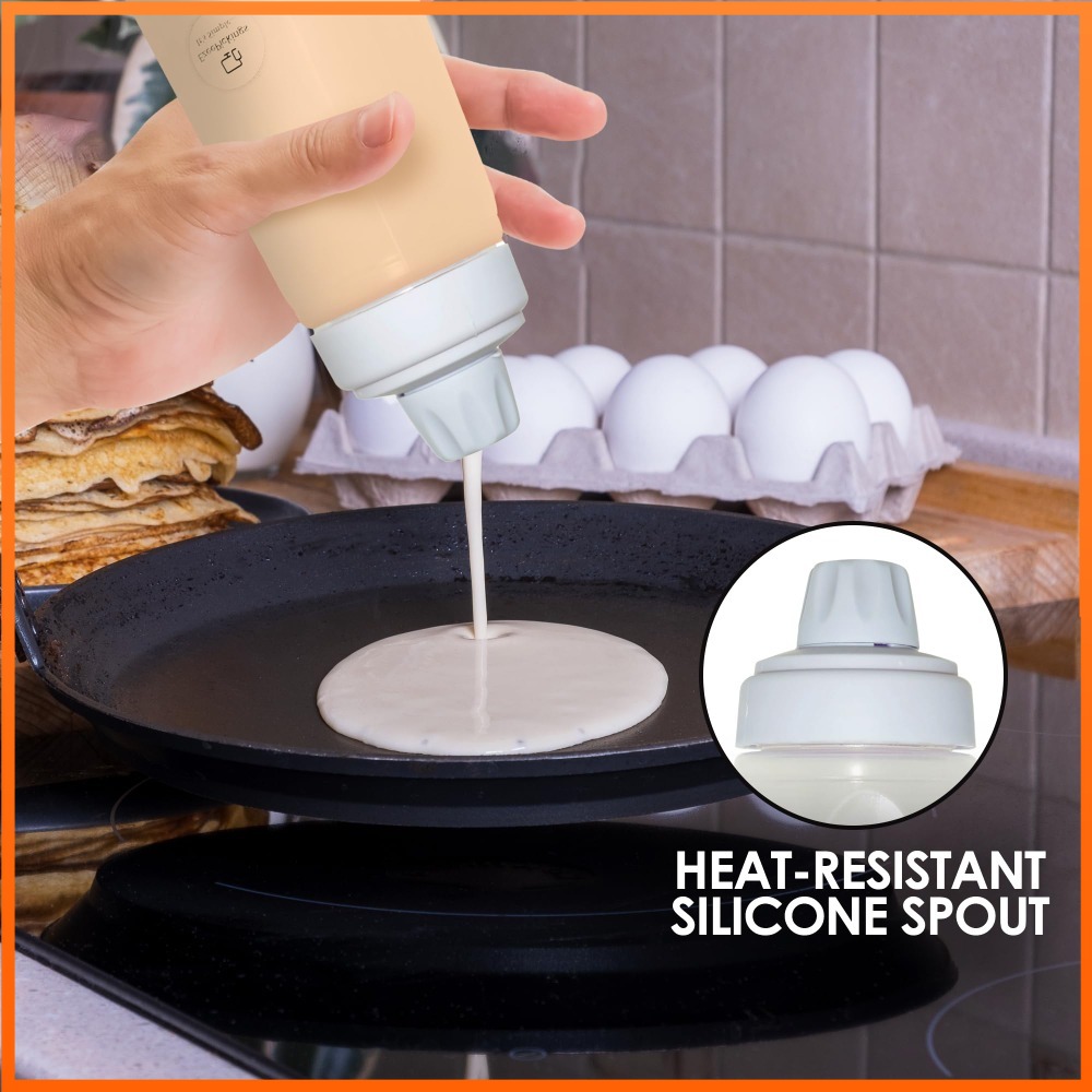 1000ML Silicone Pancake Batter - Mixing Cup Silicone ulasan dan harga