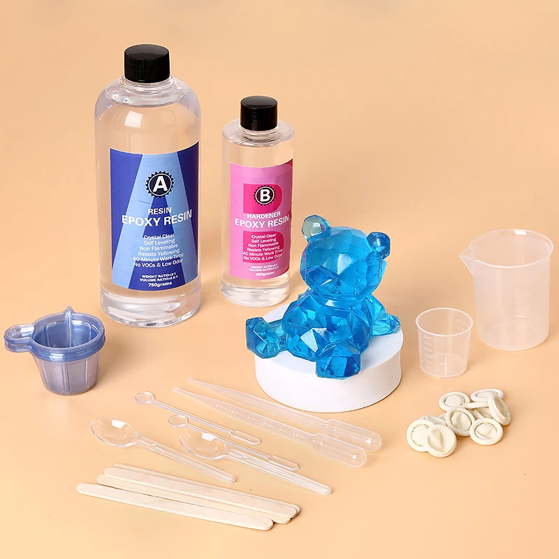 Epoxy Resin Kit Crystal Clear  - Mixing Cup Silicone ulasan dan harga