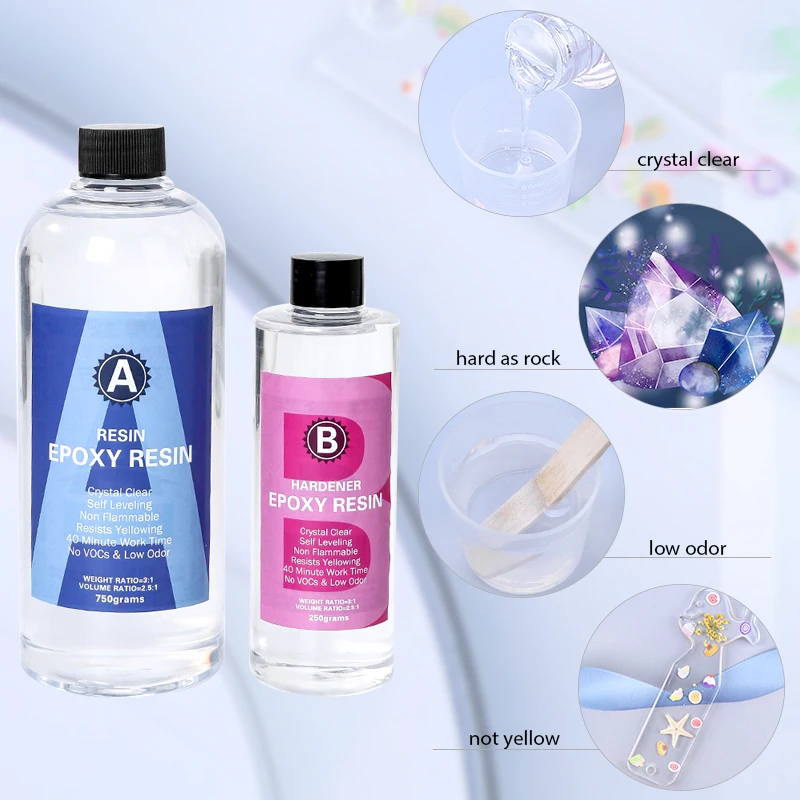 Epoxy Resin Kit Crystal Clear  - Mixing Cup Silicone ulasan dan harga