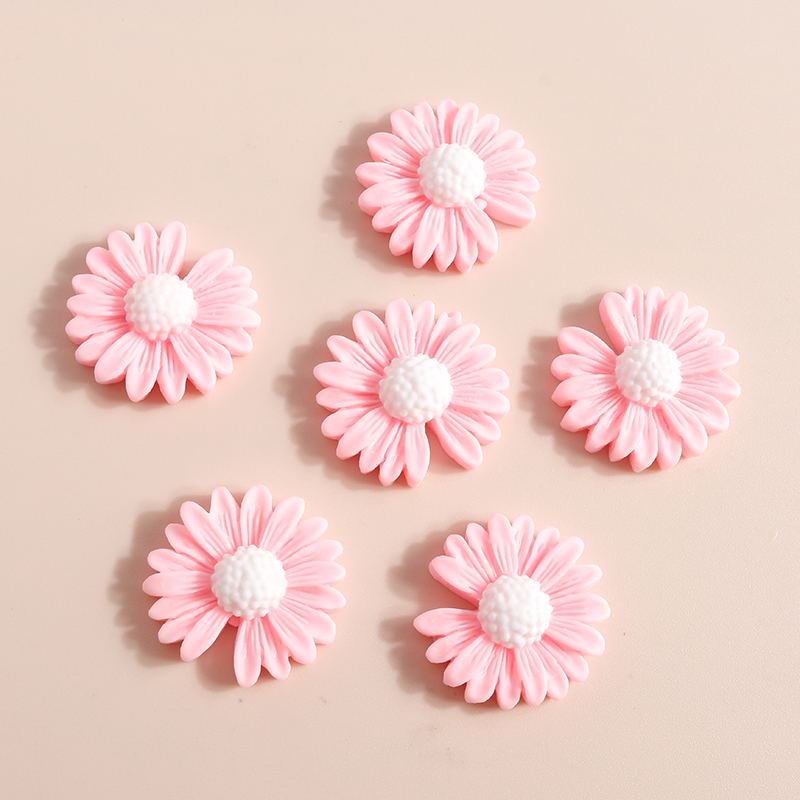 10pcs 20*20mm Kawaii Daisy Flo - Flower Preservation Resin ulasan dan harga