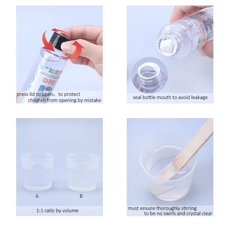 1:1 Clear Epoxy Resin Crystal  - Epoxy Uv Resin Kit ulasan dan harga