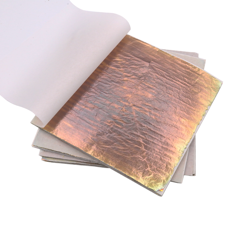14x14cm Colorful Imitation Gol - Gold Foil Flakes ulasan dan harga