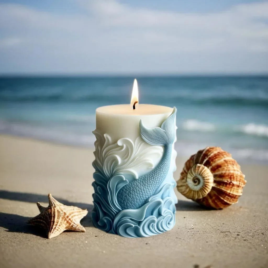 DIY ocean wave foam cylindrica - Resin Ocean Wave Mold ulasan dan harga