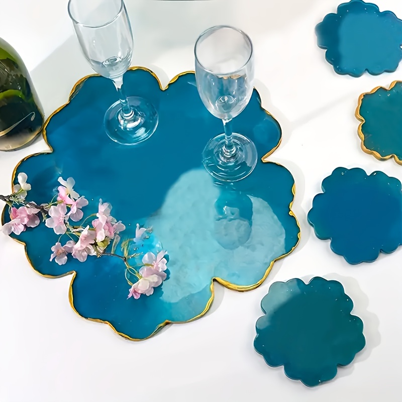 5pcs Mirror Large Flower Small - Flower Preservation Resin ulasan dan harga