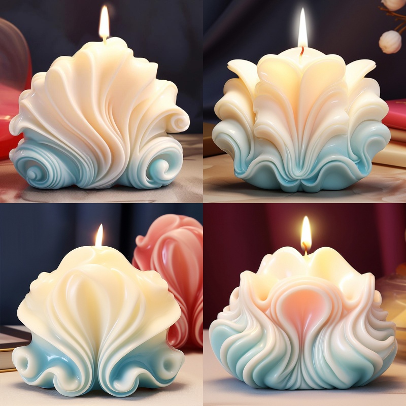 Ocean Shell Candle Silicone Mo - Resin Ocean Wave Mold ulasan dan harga