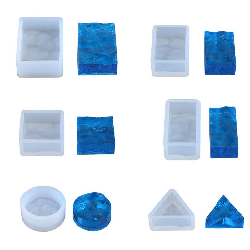 4Pcs Sea Wave Resin Mold Water - Resin Ocean Wave Mold ulasan dan harga
