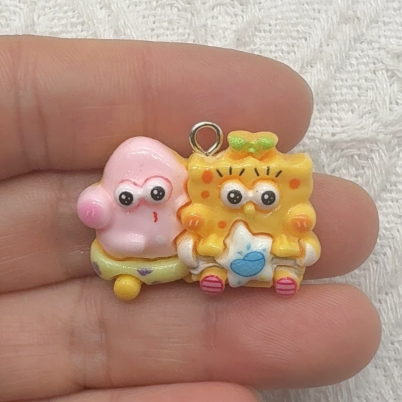 10pcs cartoon resin pendant, D - Resin Craft Projects ulasan dan harga