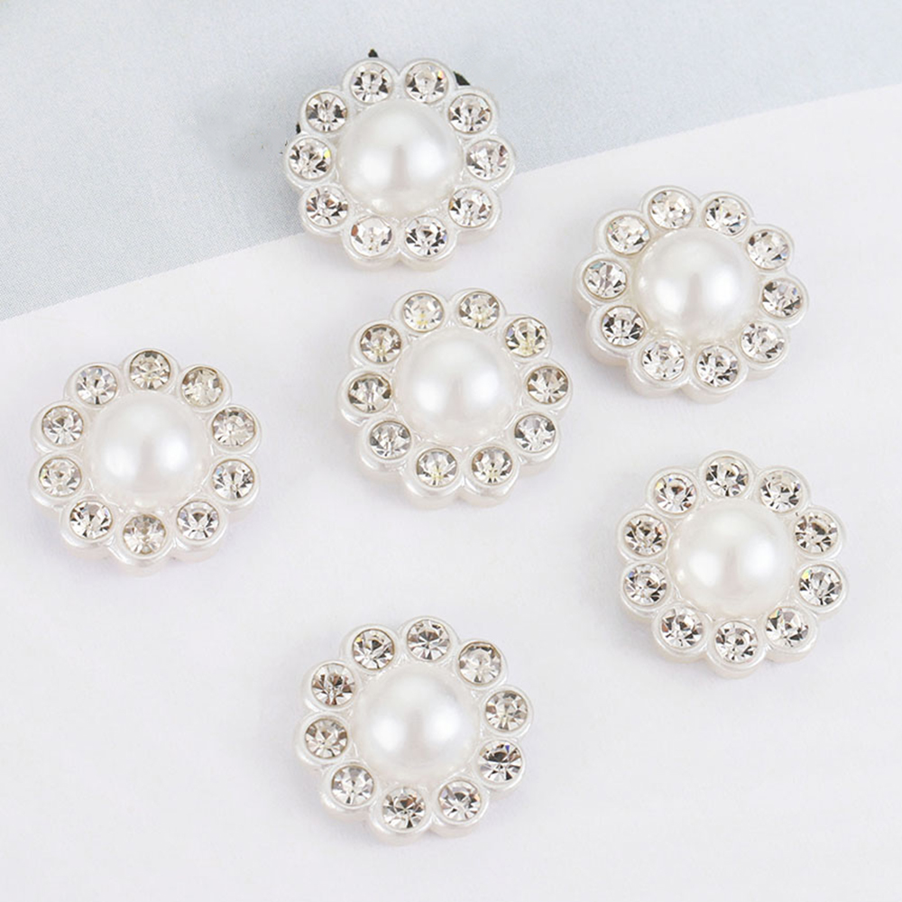 50pcs White Flat Imitation Pea - Flower Preservation Resin ulasan dan harga