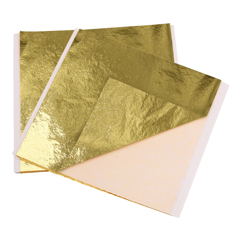 8x8.5cm Taiwan Imitation Gold  - Gold Foil Flakes ulasan dan harga